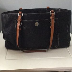 Pebble Leather Coach Purse